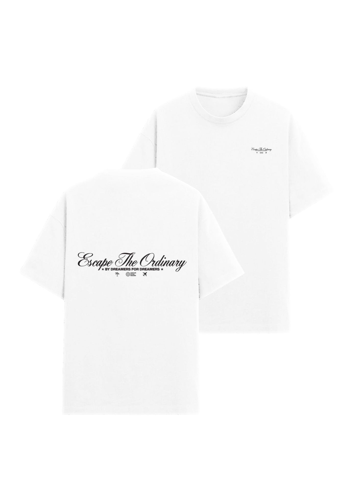 By Dreamers Tee Oversized White